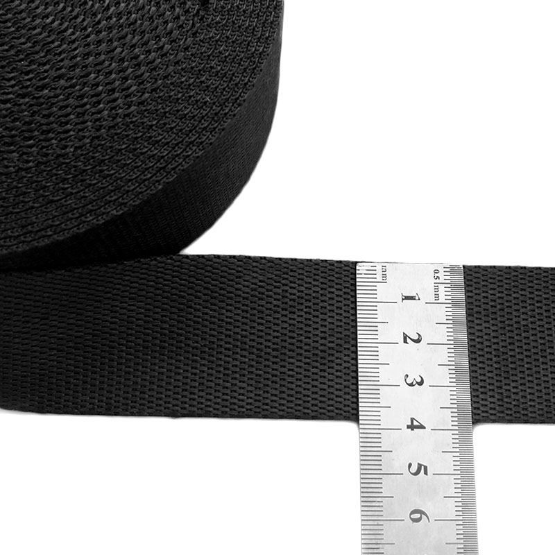 38mm black Ultralight UHMWPE Webbing 38mm black Ultralight UHMWPE Webbing