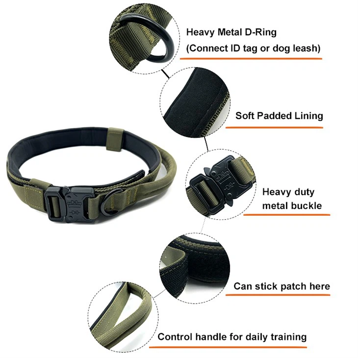 heavy duty Tactical Collar For Dog